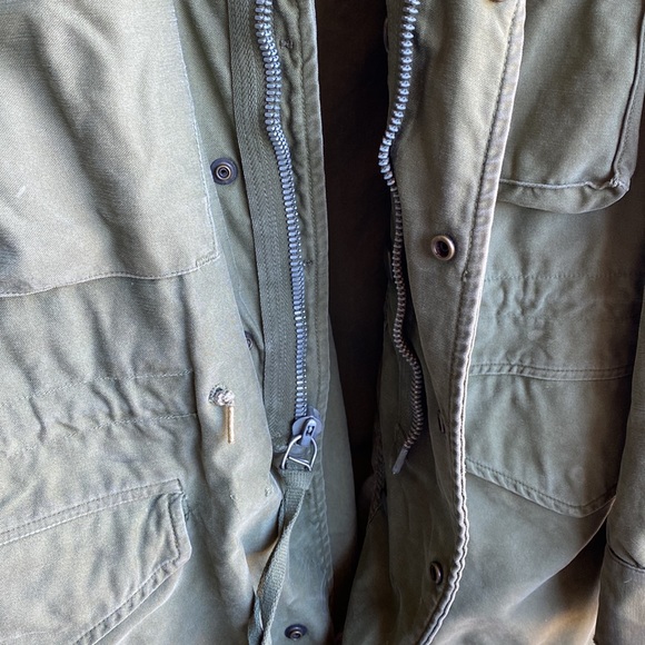 US Army Issued 1960’s Field Jacket Sergeant Rank Vintage Size Medium. Military - Picture 12 of 17